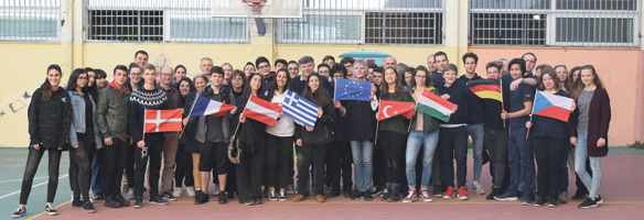 Teilnehmer am Erasmustreffen in Athen